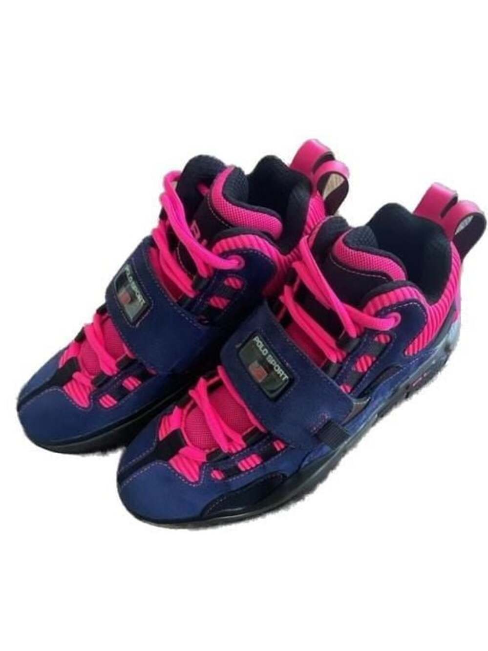 Polo Sport Ralph Lauren PS 100 SK HTL Suede Strap Mid-Top Sneakers Size 10